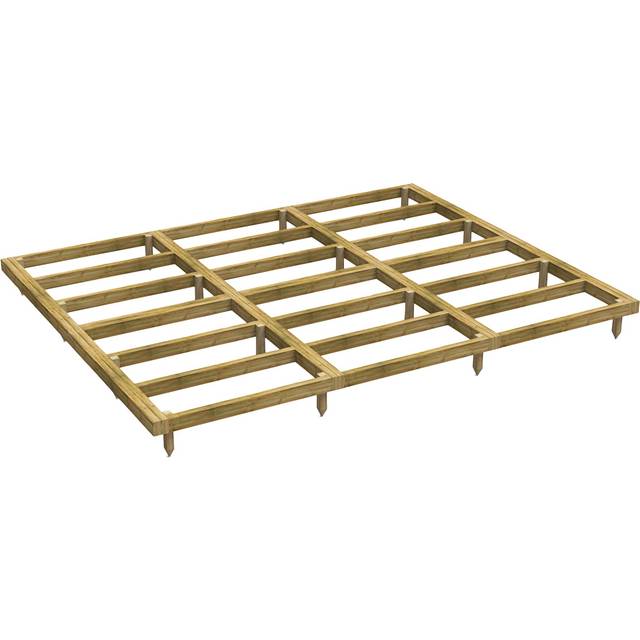 Power 12' x 10' Shed Base Kit, Brown