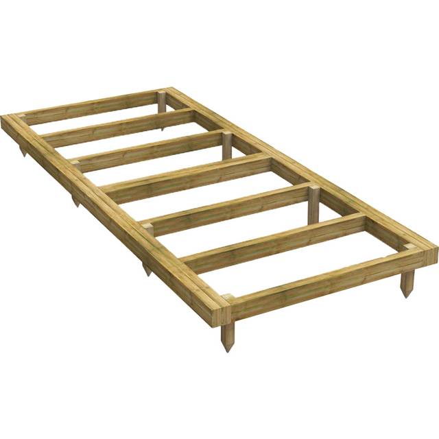 Power 4' x 10' Shed Base Kit, Brown