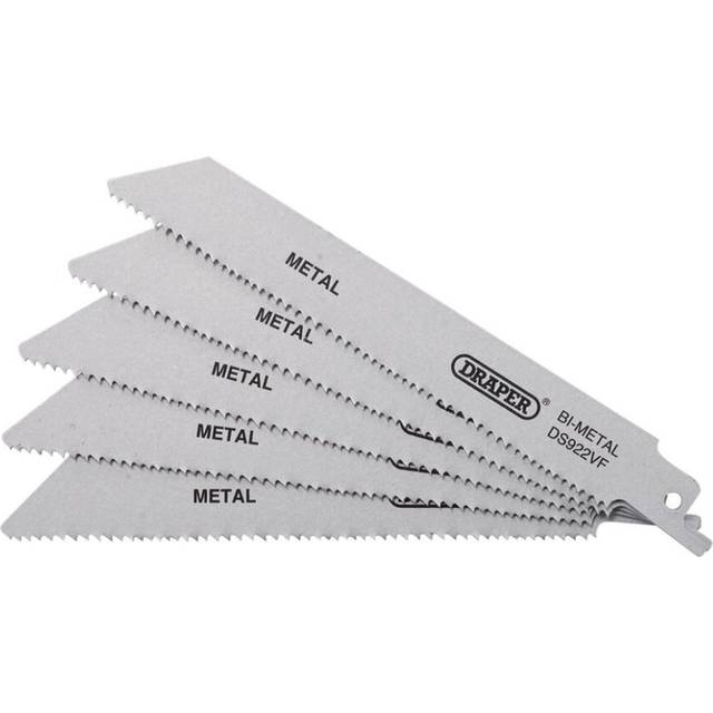 Draper 43463 Bi-metal Reciprocating Saw Blades-Metal 150mm 10-14tp...