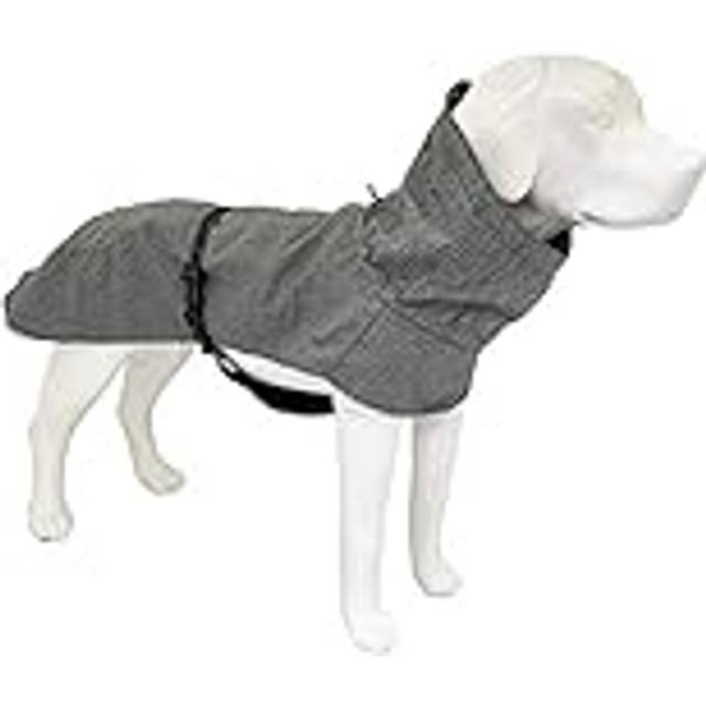 Cross Hiking Dog Coat, Waterproof for Dogs, Padded Winter Coat, Thermopile Lining, Everest Grey, Size 60 cm - 382 g