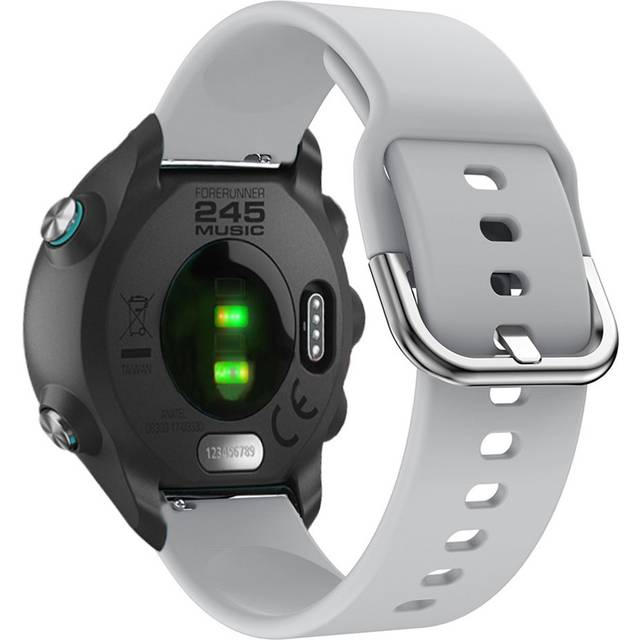 Garmin Forerunner 245 simple silicone watch band - Grey