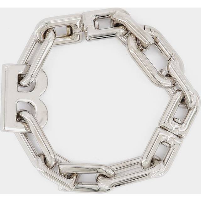 Balenciaga B Chain thin bracelet - silver (S)