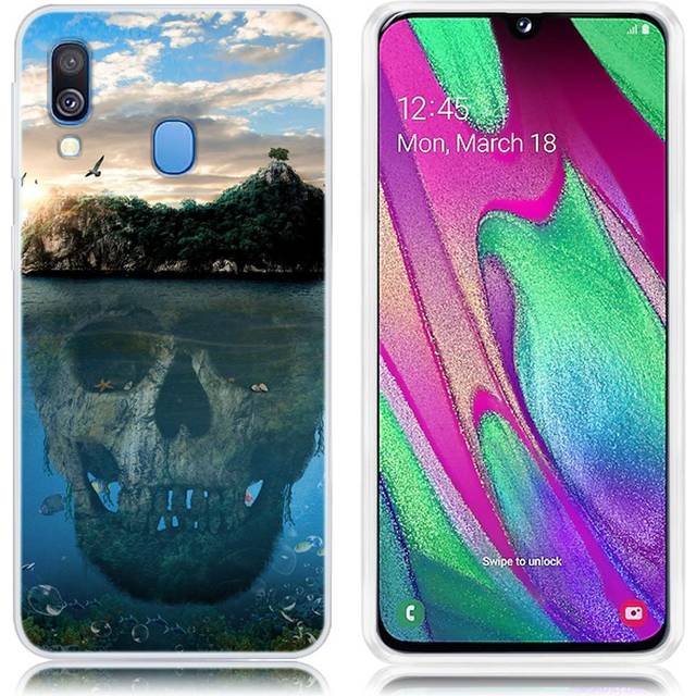 Deco Samsung Galaxy A40 skal - Dödskalle