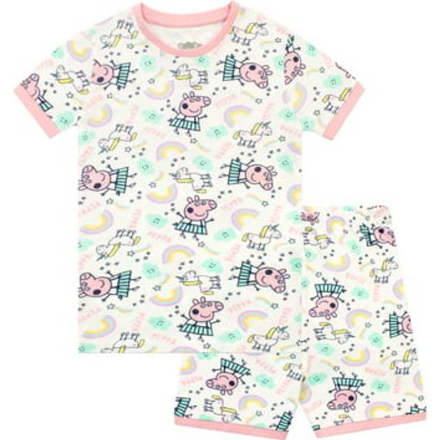 Unicorn Cosy Snuggle Fit Short Pyjamas - Pink - 18-24 m