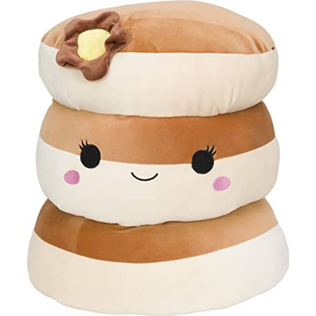 Squishmallows Original 12-Inch Rayen Pancake 3-Stack with Butter Flower - Medium-Sized Ultrasoft Official Jazwares Plush