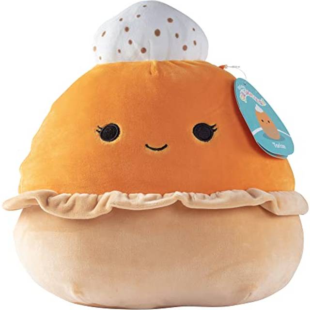 Squishmallows Original 10-Inch Torize The Pumpkin Pie - Official Jazwares Fall Plush - Collectible Soft & Squishy Food Stuffed Animal Toy -