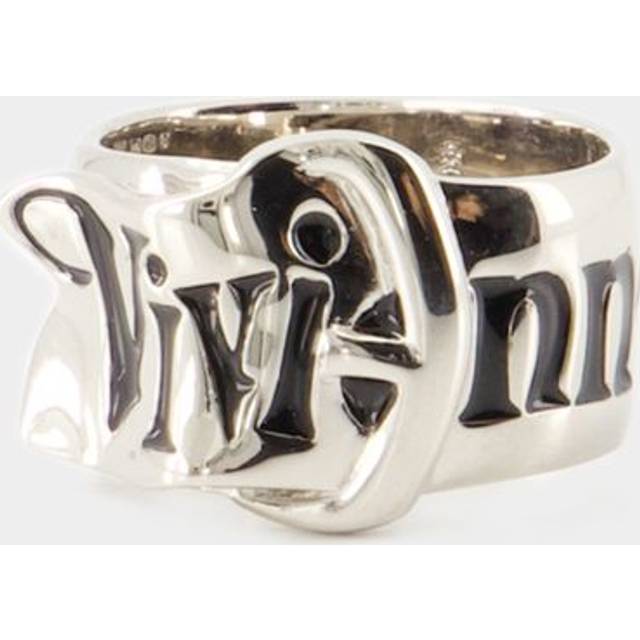 Vivienne Westwood Belt Ring Silver Unisex - L