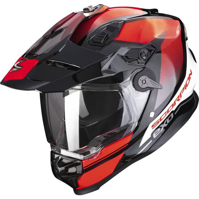 Scorpion ADF-9000 Air Trail Motocross Helmet, black-red, Size S for Men