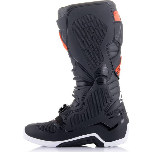 Alpinestars Tech 7 Enduro Crosstövlar Svart-Röd Flou 40,5