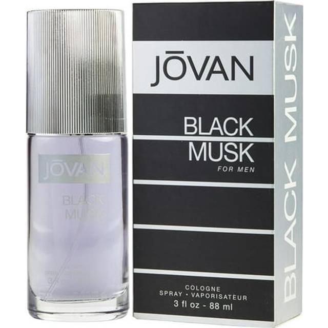Jovan Black Musk Eau De Cologne Spray for Men  Multicolor  3 Fl Oz