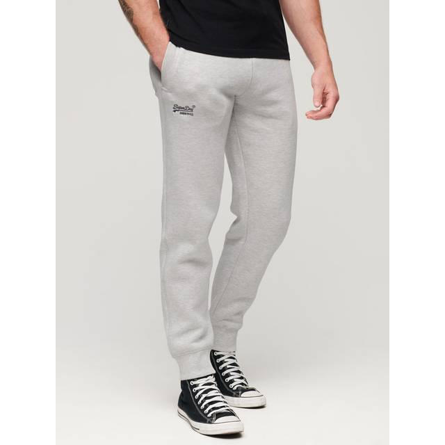 Superdry for man. M7011032A Jogger trousers with logo Essential grey (XXL), Casual, Cotton