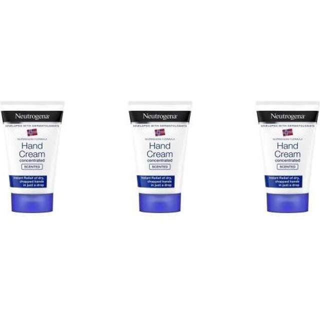 Neutrogena Concentrated  SCENTED Hand Cream, 50 ml (Pack of 3)