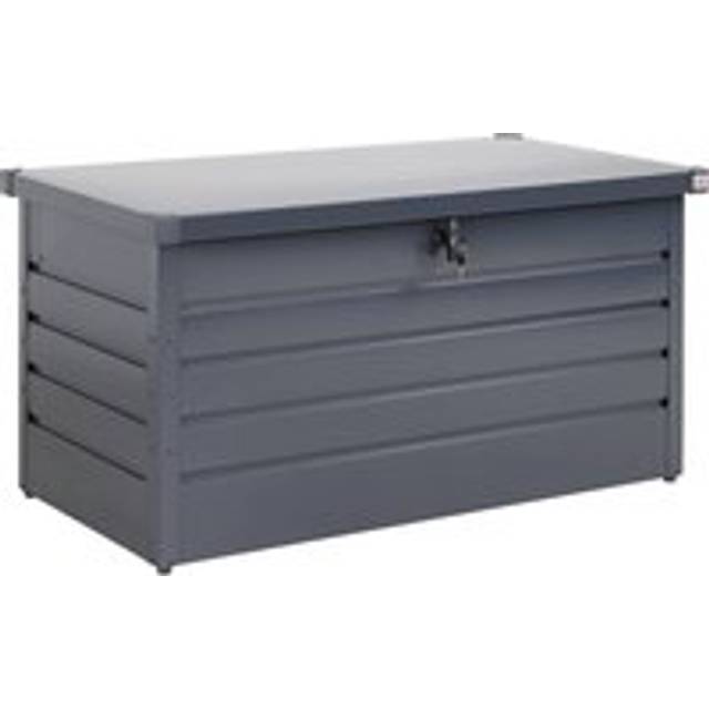 Garden Storage Box Anthracite Metal 385L Lockable