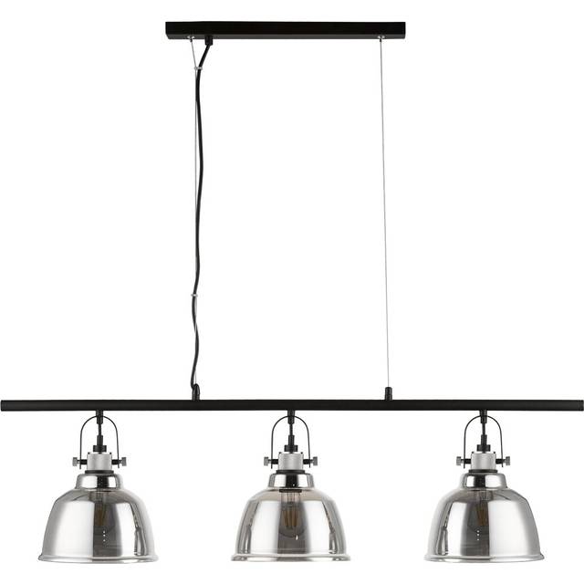 Clinchport 3 - Light Kitchen Island Pendant - Smoke (27cm H X 96cm W X 20cm D)