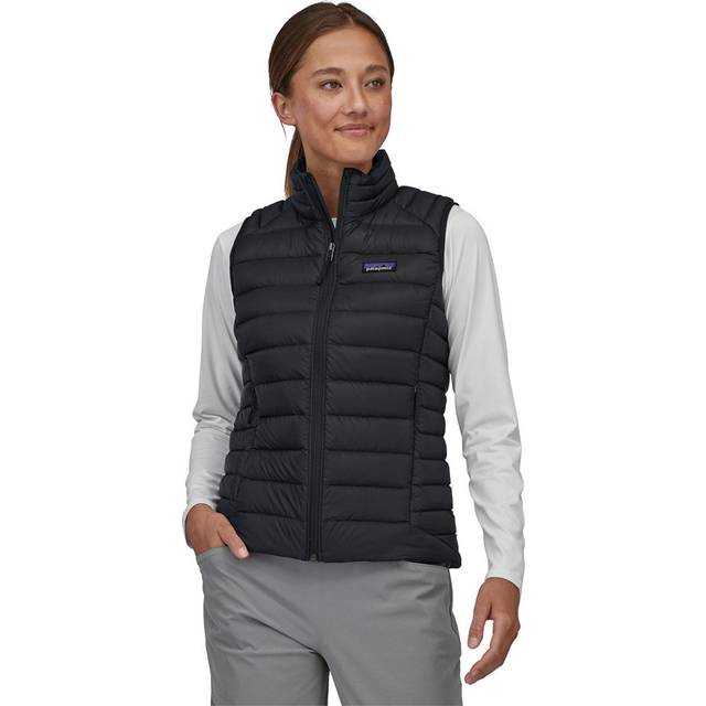 Patagonia Womens Down Sweater Vest (Svart (BLACK) Medium)