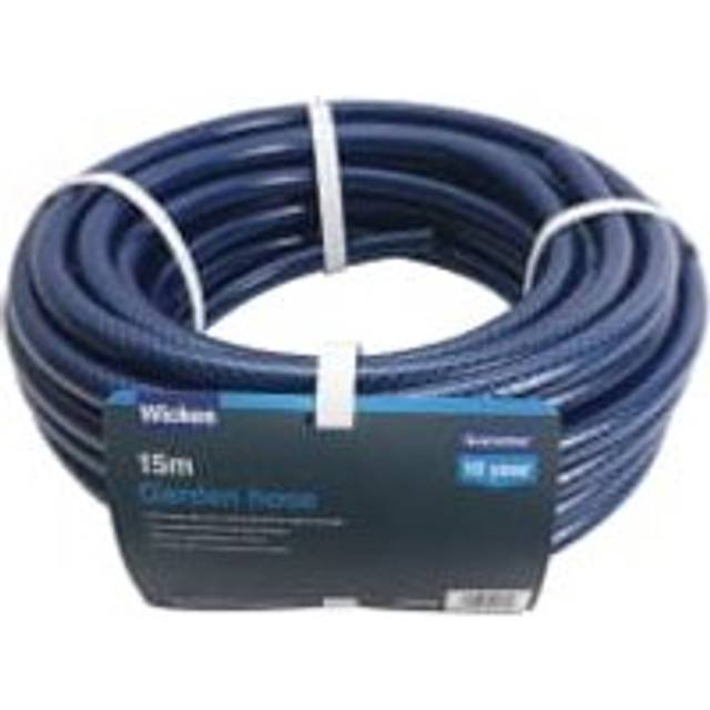 Wickes Garden Hose Pipe - 15m - Blue