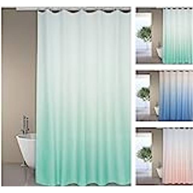 MSV Shower Curtain, Pastel Green, Unique