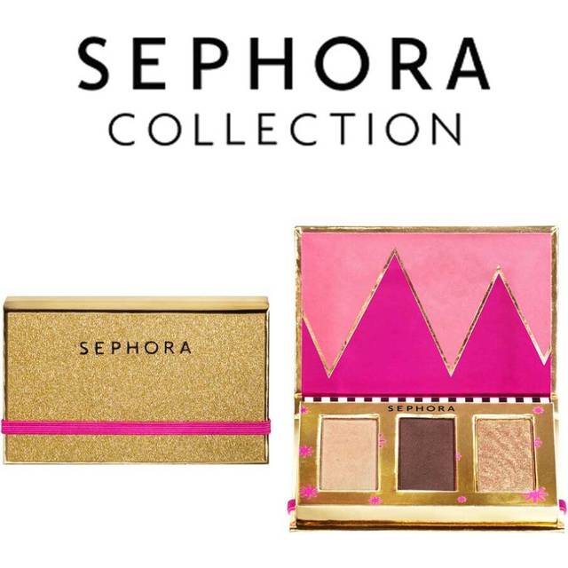 SEPHORA COLLECTION Holiday Vibes Crush 3 Pan Eyeshadow Palette Mini