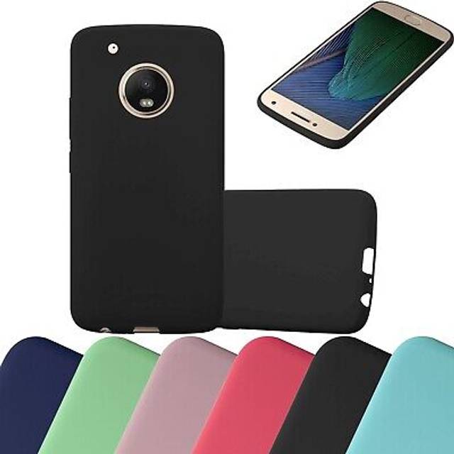 (CANDY RED) Cadorabo Case for Motorola MOTO G5 PLUS case cover