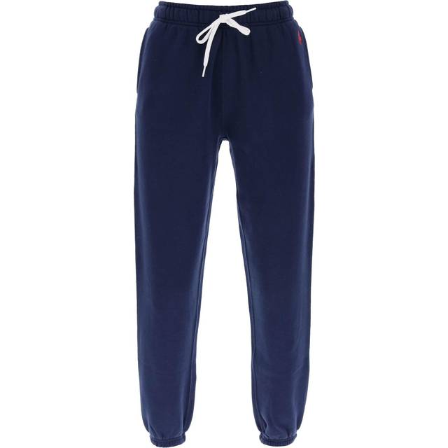 Polo Ralph Lauren, Byxor, Dam, L, Bomull, Blå Casual Atletisk Byxa - blue (L)