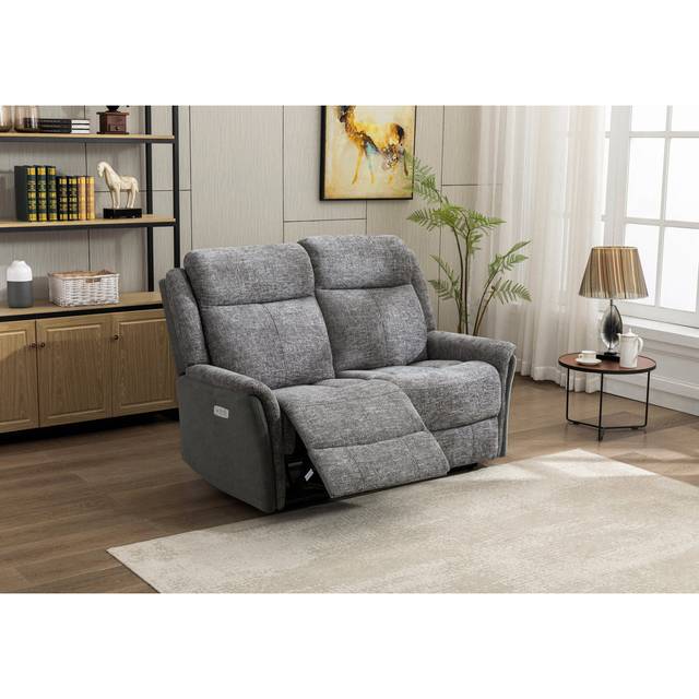 Ceporah 148Cm Pillow Top Arm Reclining Loveseat - Grey (103cm H X 148cm W X 90cm D)