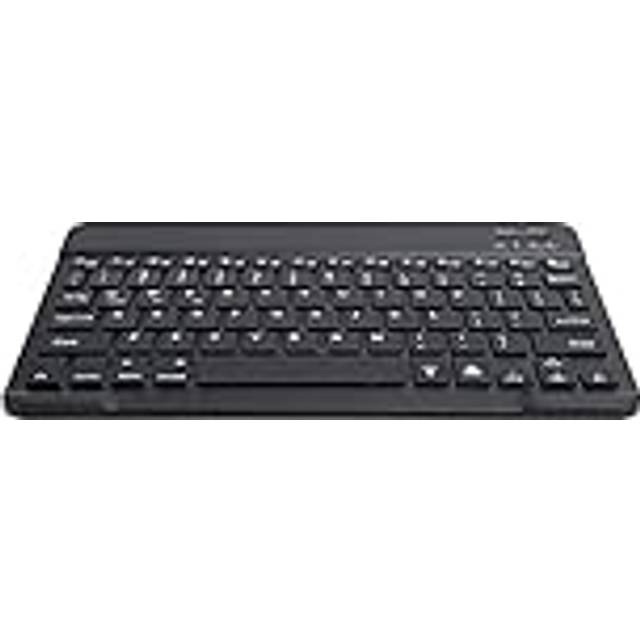 BROLEO Tangentbord, Ergonomiskt ultratunt ABS-tangentbord för för IOS