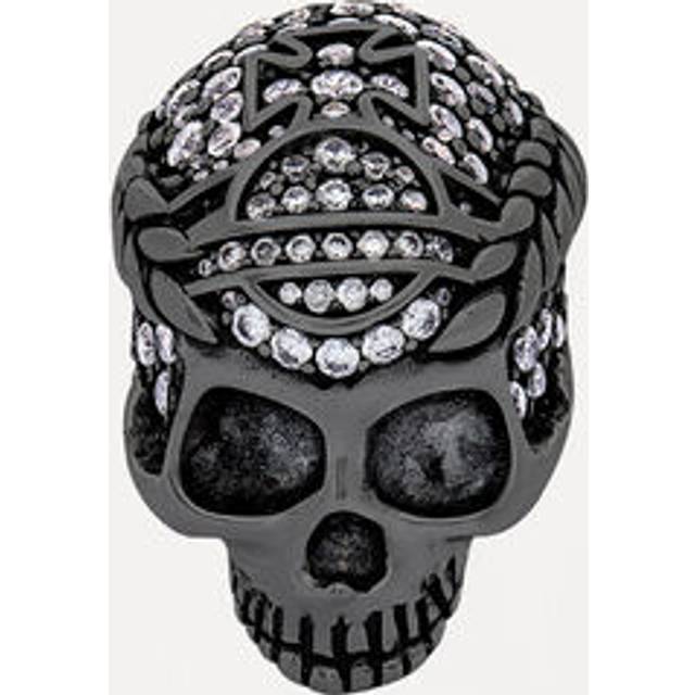 Vivienne Westwood Skull Ring Silver Unisex - L