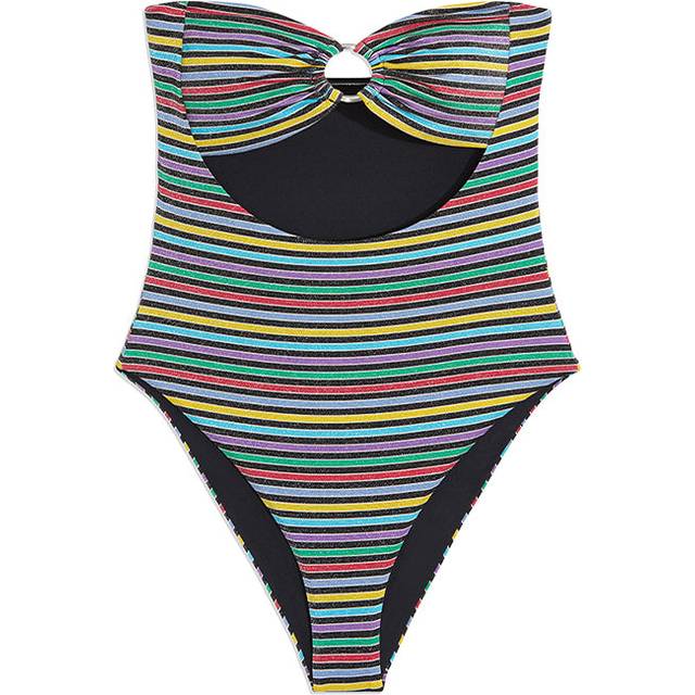 WeWoreWhat O-Ring Bandeau One-Piece