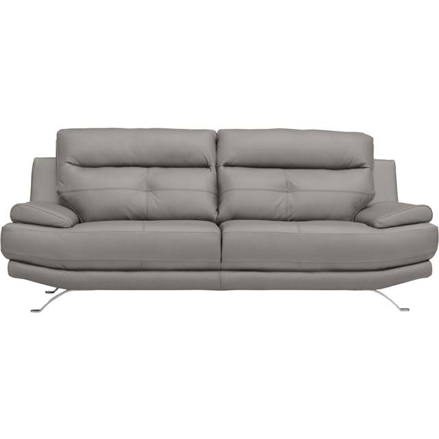 London 2 Seater Sofa Wider Seat Width - Steel (92cm H X 225cm W X 99cm D)