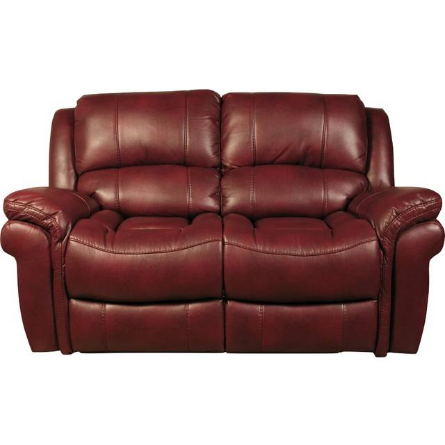 Arles 2 Seater Reclining Loveseat - Burgundy (100cm H X 166cm W X 90cm D)