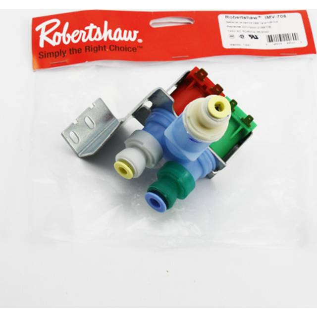 IMV708 W10408179 4389177 Whirlpool Kitchenaid Kenmore Refrigerator Water Valve by Robertshaw (Original Version)