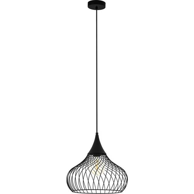 Funderburg 1 - Light Teardrop Pendant - Steel;Steel (36.5cm W X 36.5cm D)