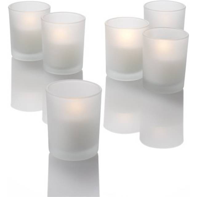 Set of 72 Premium Frosted Eastland Glass Votive Holders