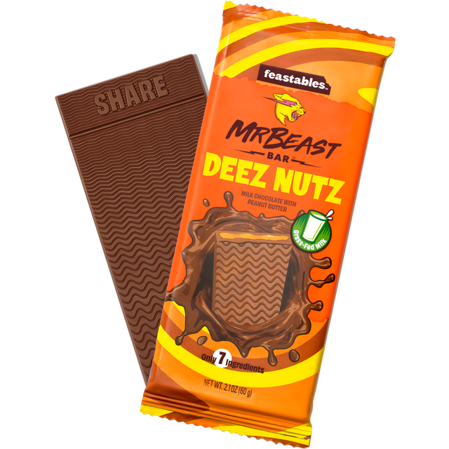 Mr Beast Feastables Peanut Butter New Chocolate