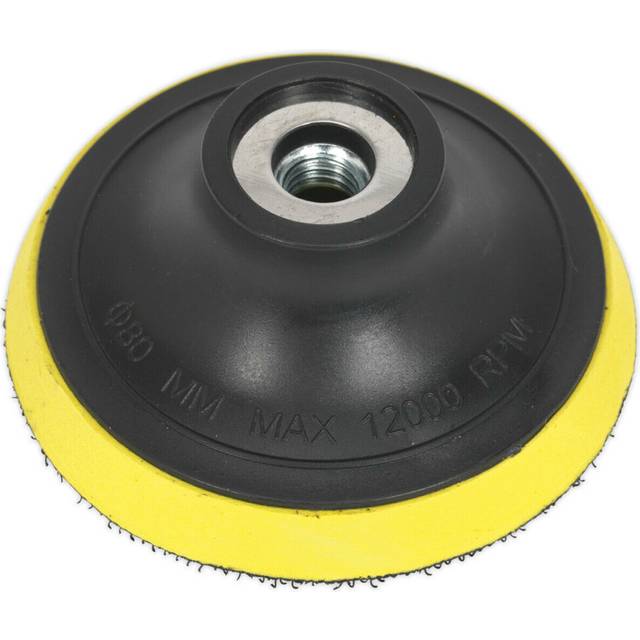 75mm Hook and Loop Backing Pad - M10 x 1.5mm Thread - Angle Grinder Backing Disc