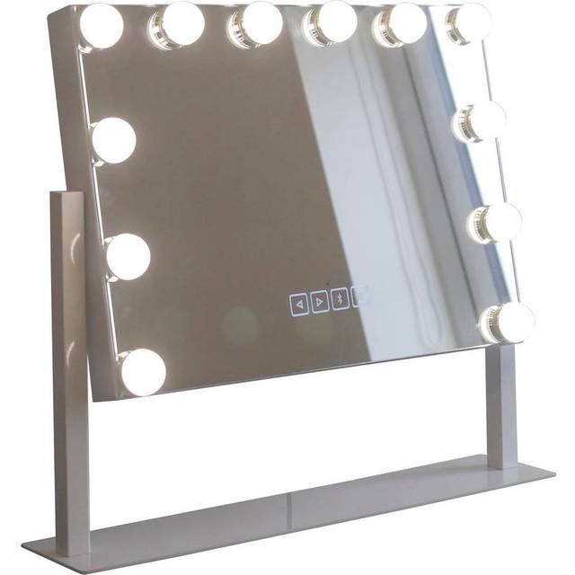 Hollywood mirror makeup 12 led bulbs 3 modes touchscreen with bluetooth