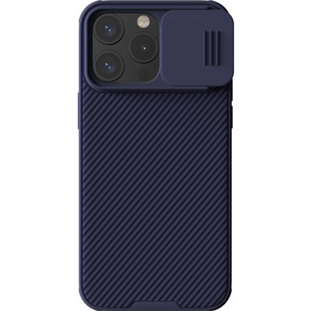 För iPhone 15 Pro Max Fodral Nillkin CamShield Pro Magnetic Slide Camera Lens Protector Telefonfodral För iPhone 15 Plus bakskal iPhone 15 Pro violett