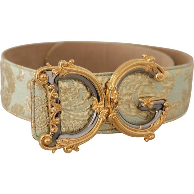 Authentic Leather Belt with Engraved Logo Buckle