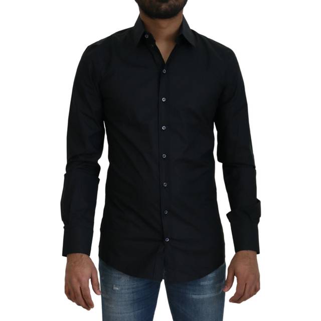 Black Cotton Shirt - IT38 | XS