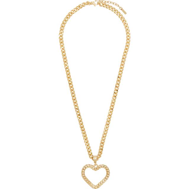 Moschino Gold Love & Peace Necklace - A0606 Shiny Gold - UNI