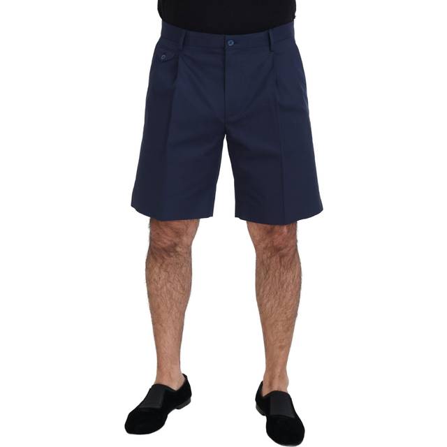 Dolce & Gabbana Blue Chinos Cotton Stretch Casual Shorts - IT48 | M