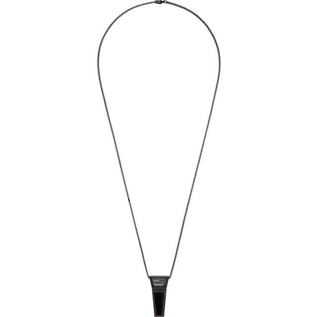 Rick Owens Men's Trunk Pendant Necklace in Black | RJ0000027MMTSBK Color 09 (One Size)
