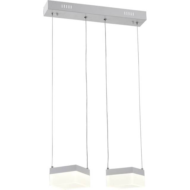 Ostler 2-Light Kitchen Island Linear LED Pendant - White (7cm H X 45cm W X 18cm D)