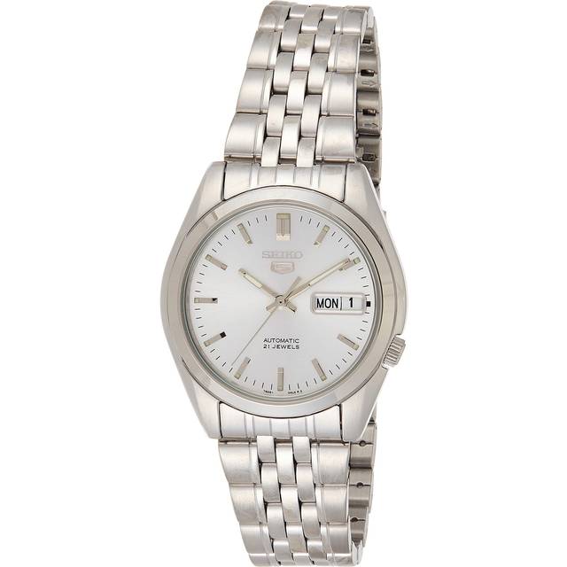 Seiko 5 Automatic 21 Jewels SNK355 SNK355K1 SNK355K Men's Watch silver