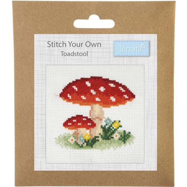 Trimits Toadstool Mini Counted Cross Stitch Kit