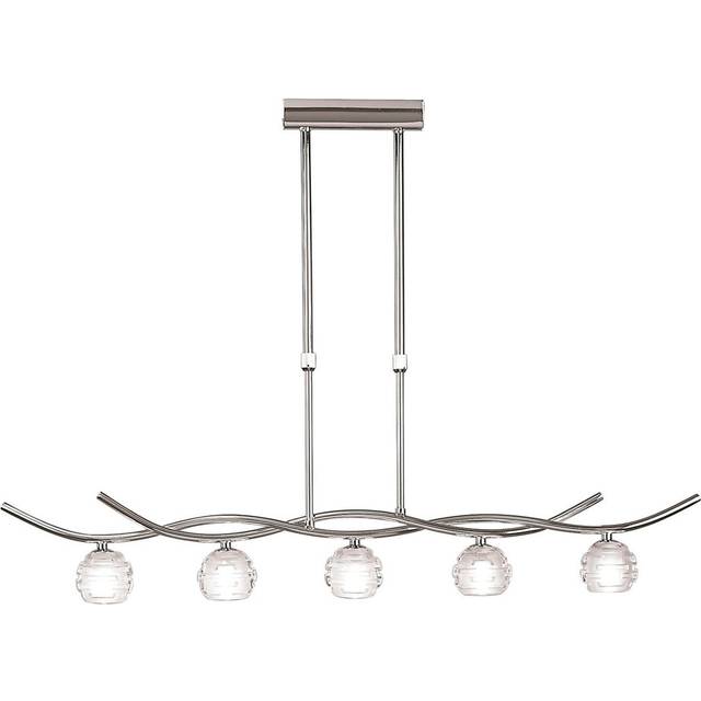 Mantra M0081 Dali Telescopic Pendant Line 5 Light G9 Polished Chrome