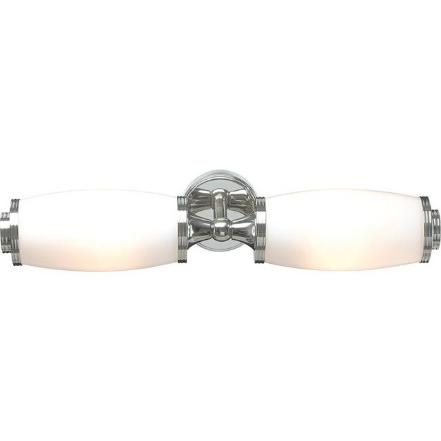 Excelsior 2 Light Vanity Light - Polished Chrome (9.5cm H X 47cm W X 47cm D)