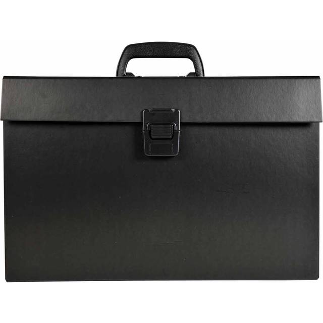 Exacompta Expanding Case with Handle A4 20 sections Pack of 4, Black