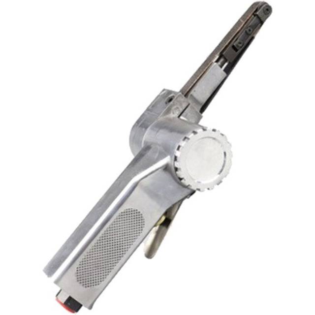 (10mm) 10/20mm High Power Pneumatic Belt Sanding Machine 360 Rotating Portable Pneumatic Sand Belt Machine for Deburring Trimming Polishing Chamfering
