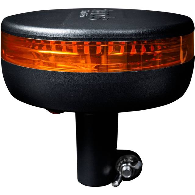 Cruise Light Varningsljus LED - Stångmontage/Din, Orange Lins